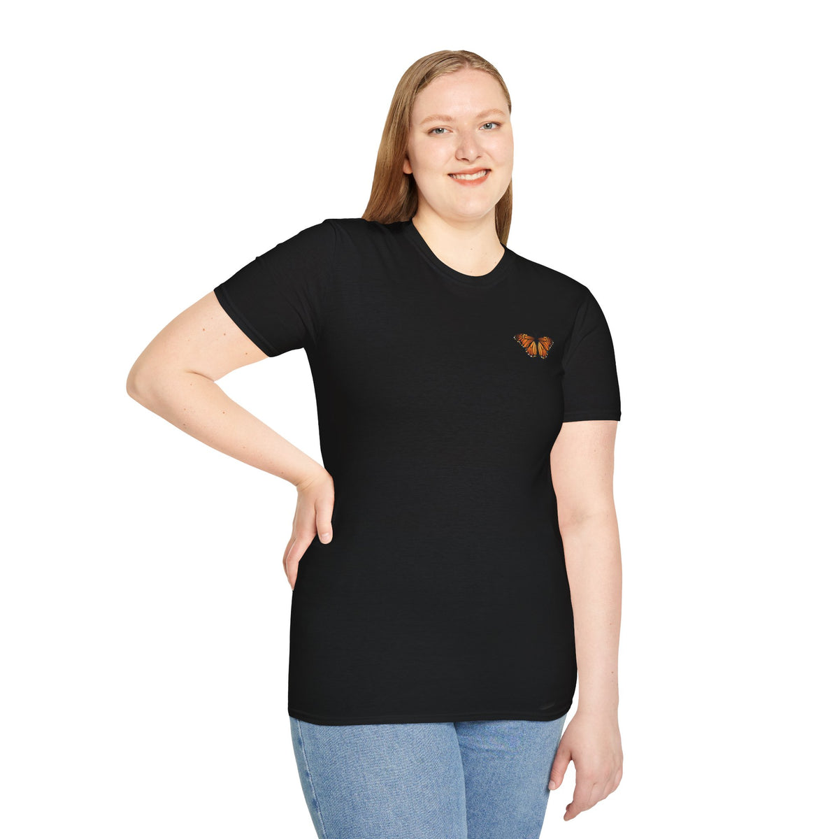 Dia de los Muertos T-Shirt | Skeleton, Monarch Butterflies