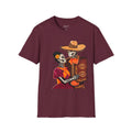 Dia de los Muertos Couple T-Shirt | Charro Illustration