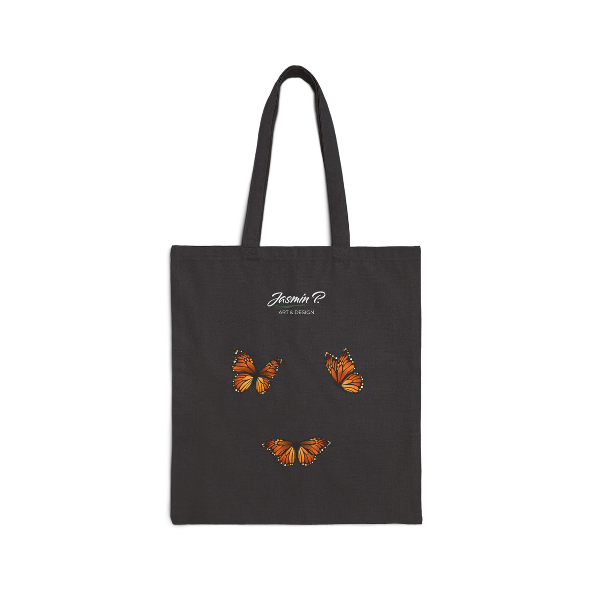 Dia de los Muertos Tote Bag — Skeleton, Monarch Butterflies