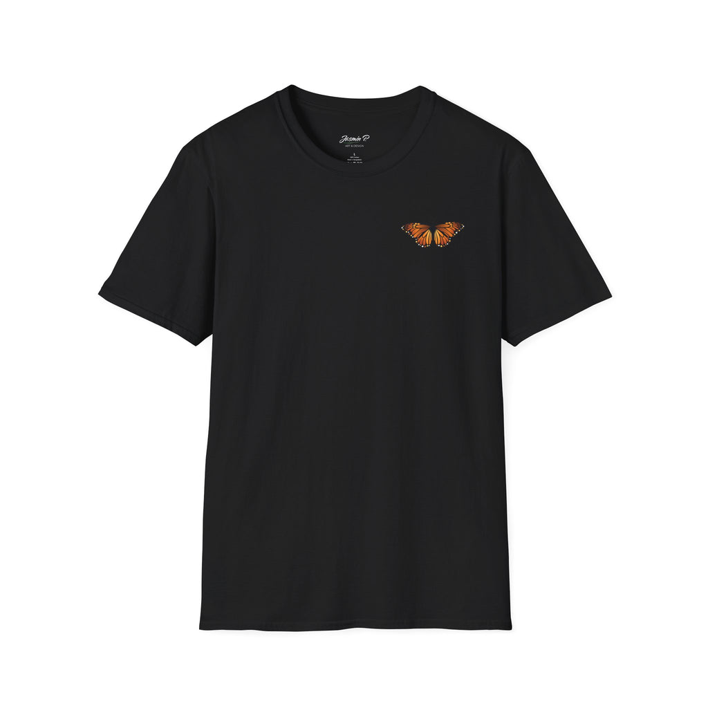 Dia de los Muertos T-Shirt | Skeleton, Monarch Butterflies